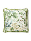 Scalamandre Highgrove Linen Print Rich Cream Pillow