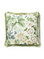 Scalamandre Highgrove Linen Print 22 X 22 - Rich Cream Decorative Pillow