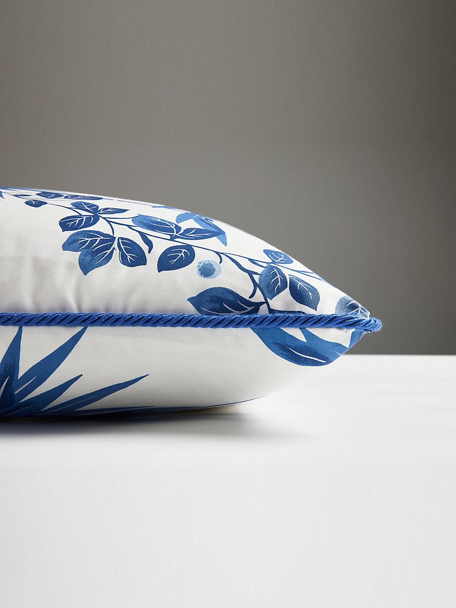 Scalamandre Jardin De Chine 22 X 22 - Porcelain Decorative Pillow