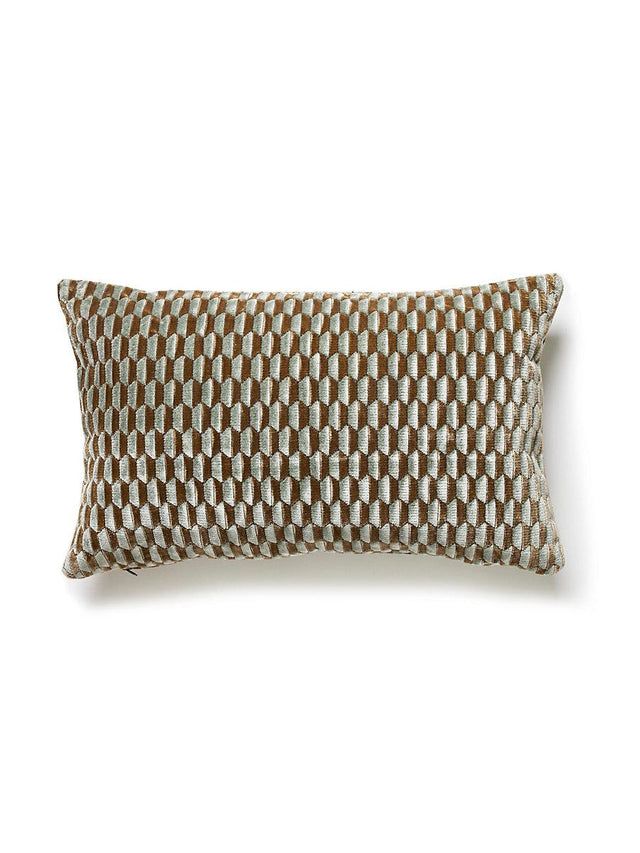 Scalamandre Allegra Velvet 14 X 22 - Mineral Decorative Pillow