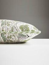 Scalamandre Satomi Hand Block Print 22 X 22 - Lavender & Citron Decorative Pillow