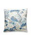 Scalamandre Shenyang Linen Print 22 X 22 - Porcelain Decorative Pillow
