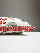 Scalamandre Palampore Embroidery 22 X 22 - Bloom Decorative Pillow