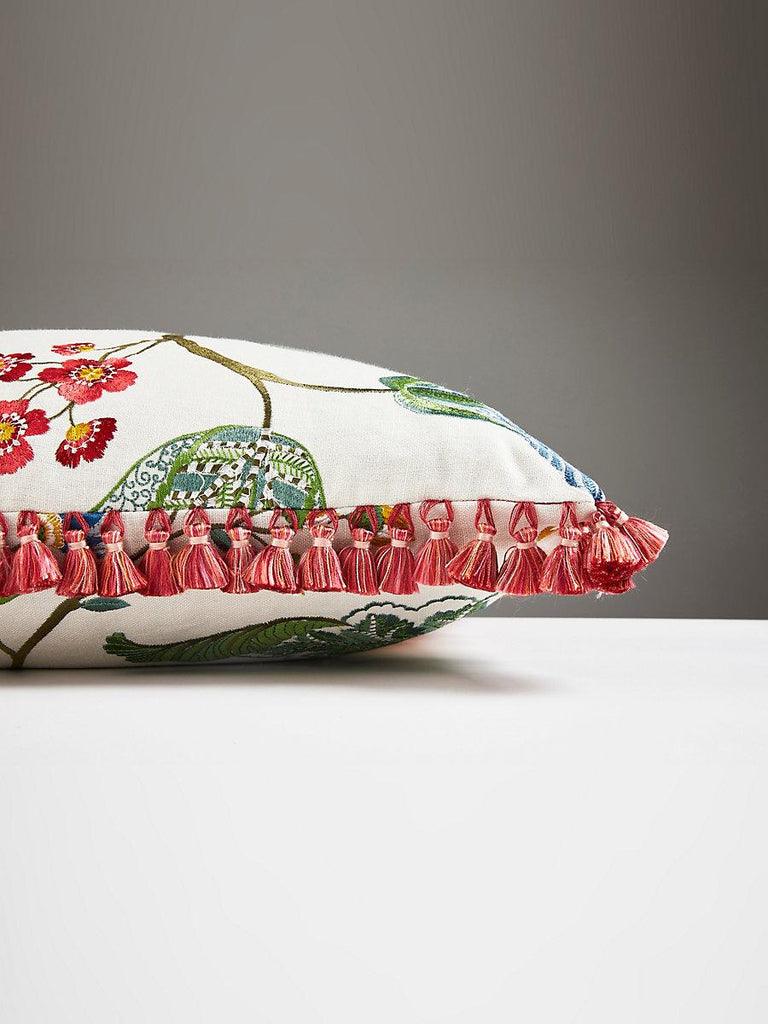 Scalamandre PALAMPORE EMBROIDERY BLOOM Pillow