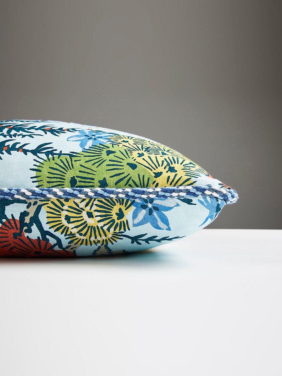 Scalamandre Sea Of Trees 22 X 22 - Kaleidescope Decorative Pillow