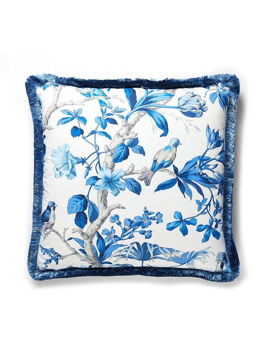 Scalamandre Belize 22 X 22 - Porcelain Decorative Pillow