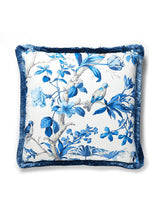 Scalamandre Belize 22 X 22 - Porcelain Decorative Pillow