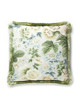 Scalamandre Highgrove Linen Print 22 X 22 - Rain Decorative Pillow