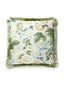 Scalamandre Highgrove Linen Print 22 X 22 - Rain Decorative Pillow