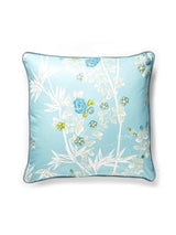Scalamandre Jardin De Chine 22 X 22 - Ciel Decorative Pillow
