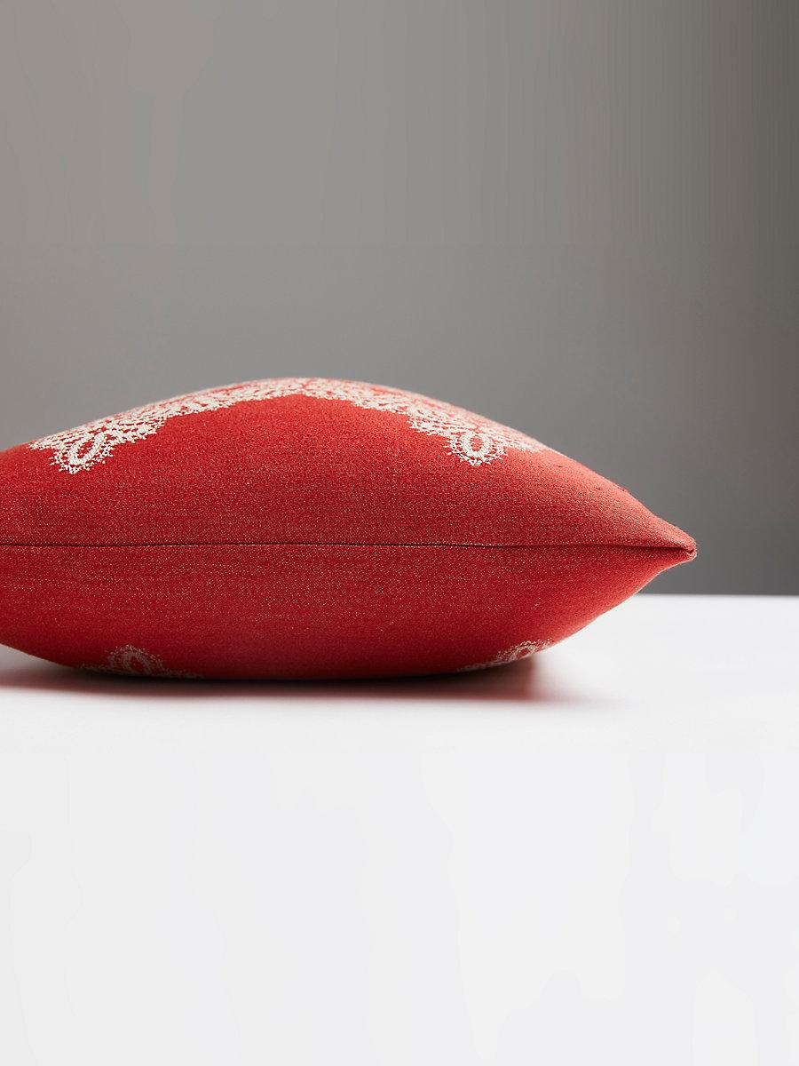 Scalamandre Josephine 14 X 22 - Carnelian Decorative Pillow