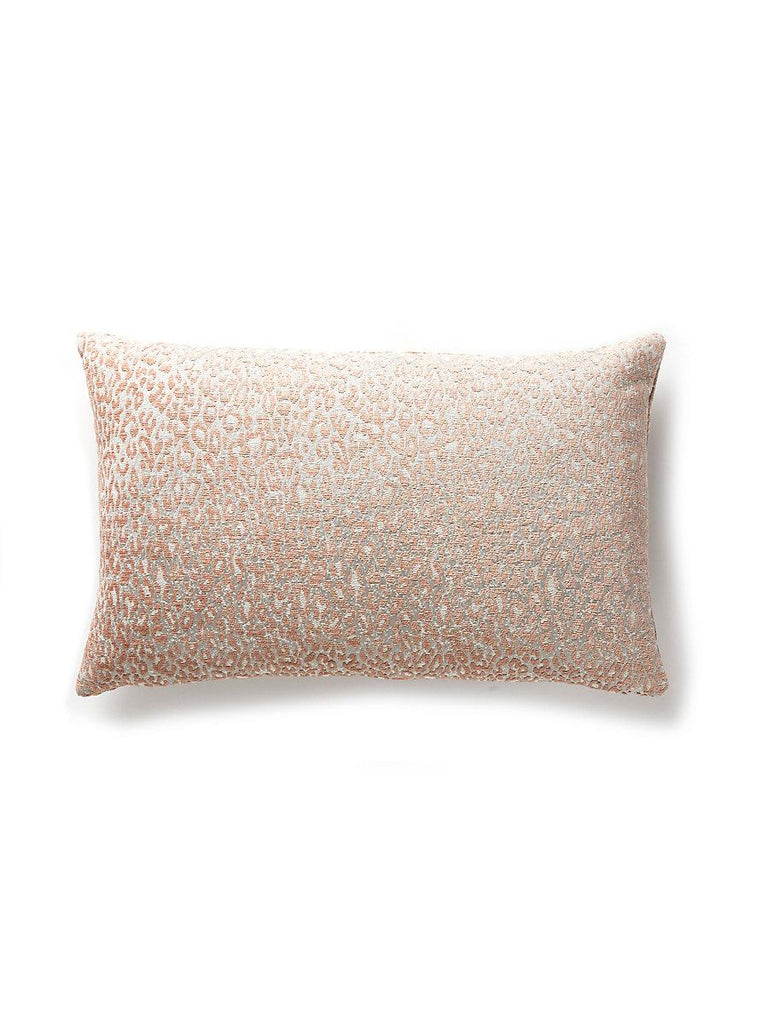 Scalamandre LEOPARD LUMBAR PINK SAND Pillow