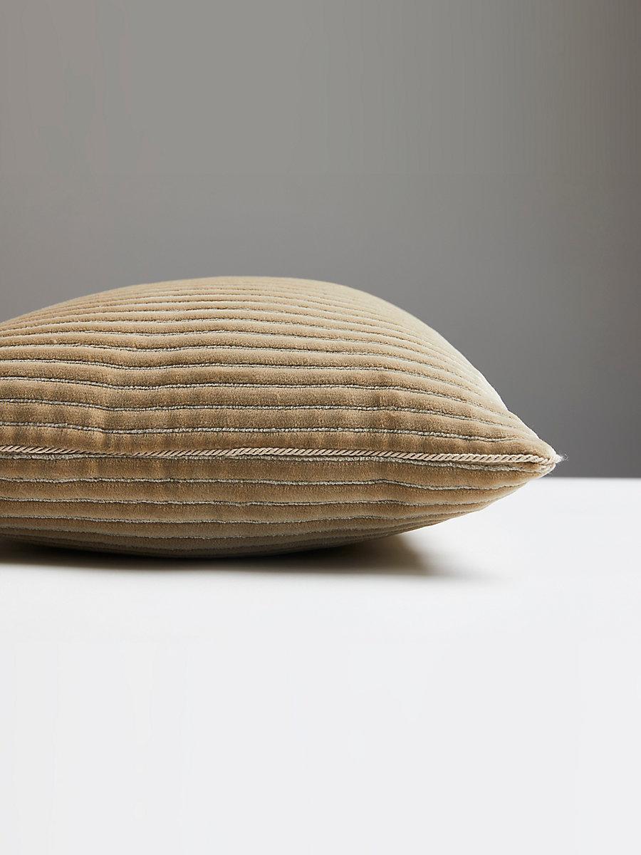 Scalamandre Highlight 14 X 22 - Beige Decorative Pillow