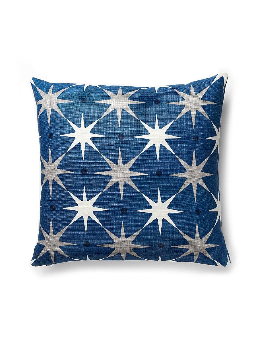 Scalamandre Star Power 22 X 22 - Navy Decorative Pillow