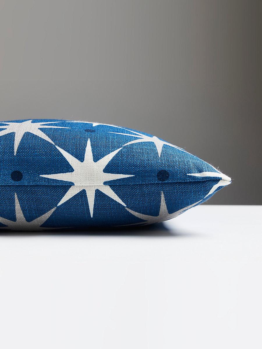 Scalamandre Star Power 22 X 22 - Navy Decorative Pillow
