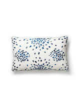 Scalamandre Firefly Embroidered 14 X 22 - Blue Decorative Pillow