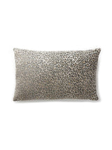 Scalamandre Leopard 14 X 22 - Castle Gray Decorative Pillow