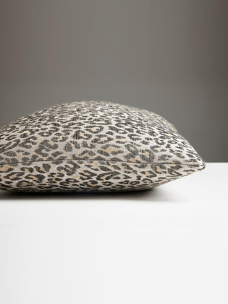 Scalamandre Leopard Lumbar - Castle Gray Pillow