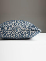 Scalamandre Leopard 14 X 22 - Orion Blue Decorative Pillow