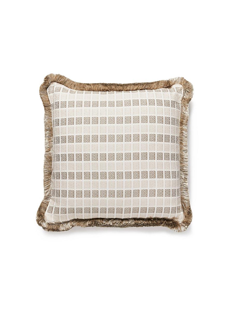 Scalamandre Fair Isle 18 X 18 - Birch Decorative Pillow
