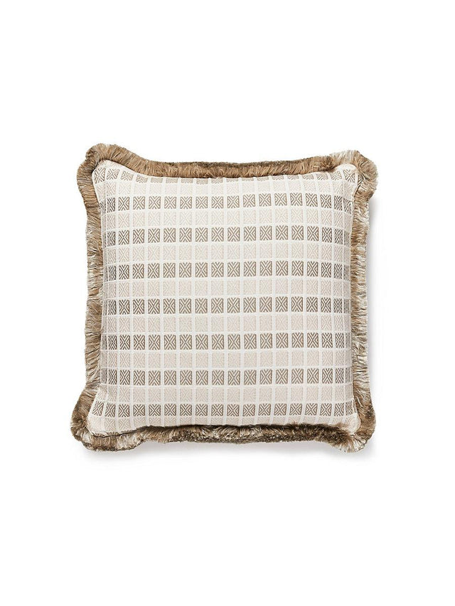 Scalamandre Fair Isle 18 X 18 - Birch Decorative Pillow