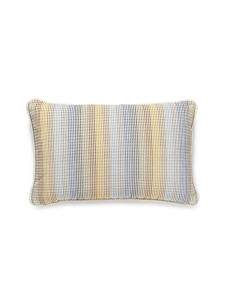 Scalamandre Anderson Velvet Lumbar - Coastline Pillow
