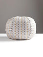 Scalamandre Odette Weave 12 Dia - Limestone Decorative Pillow