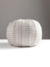 Scalamandre Odette Weave Sphere - Limestone Pillow