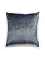 Scalamandre Supreme Velvet 22 X 22 - Ebony Decorative Pillow