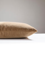 Scalamandre Strie Velvet 22 X 22 - Sable Decorative Pillow