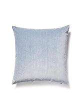 Scalamandre Strie Velvet 22 X 22 - Cerulean Decorative Pillow
