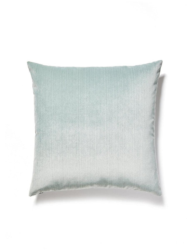Scalamandre Strie Velvet 22 X 22 - Menthol Decorative Pillow