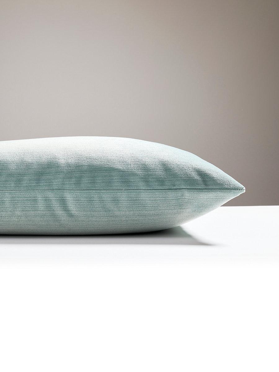 Scalamandre Strie Velvet 22 X 22 - Menthol Decorative Pillow