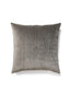 Scalamandre Strie Velvet 22 X 22 - Titanium Decorative Pillow