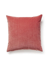 Scalamandre Strie Velvet 22 X 22 - Hibiscus Decorative Pillow