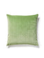 Scalamandre Strie Velvet 22 X 22 - Kelly Decorative Pillow