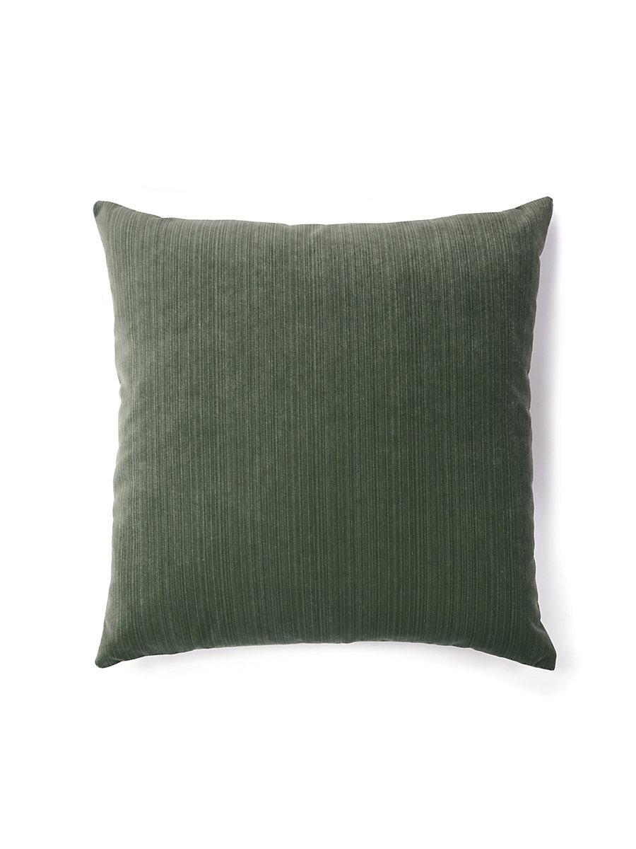 Scalamandre Strie Velvet 22 X 22 - Leaf Decorative Pillow