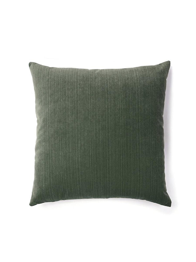 Scalamandre Strie Velvet 22 X 22 - Leaf Decorative Pillow