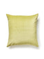 Scalamandre Strie Velvet 22 X 22 - Chartreuse Decorative Pillow