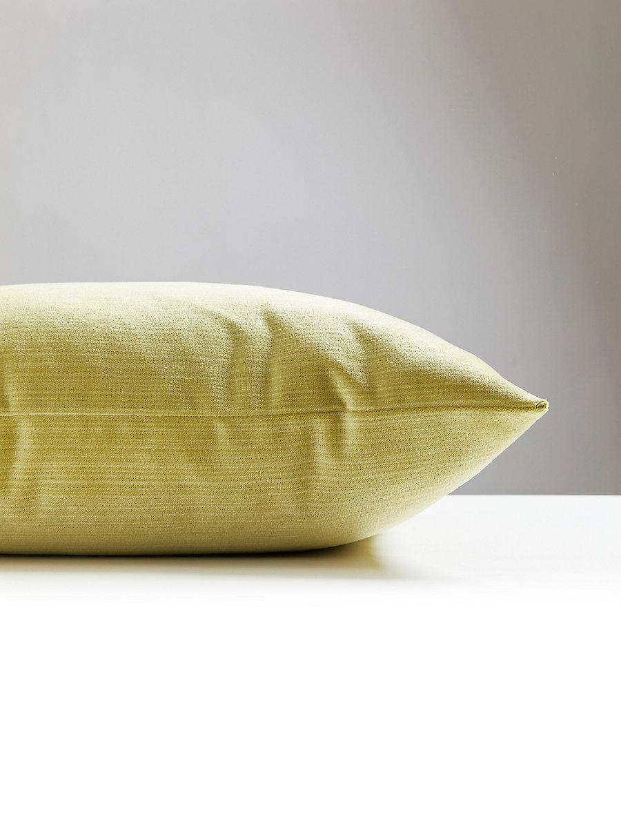 Scalamandre Strie Velvet 22 X 22 - Chartreuse Decorative Pillow