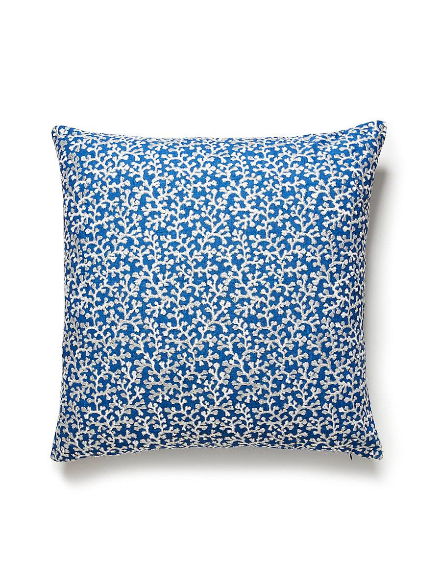 Scalamandre Hele Bay 22 X 22 - Cobalt Decorative Pillow