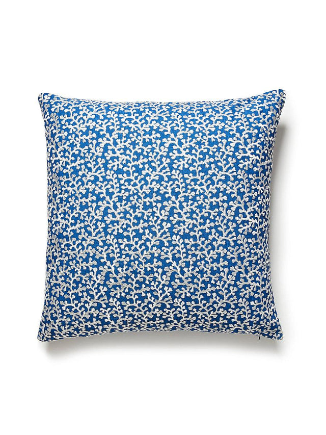 Scalamandre Hele Bay 22 X 22 - Cobalt Decorative Pillow