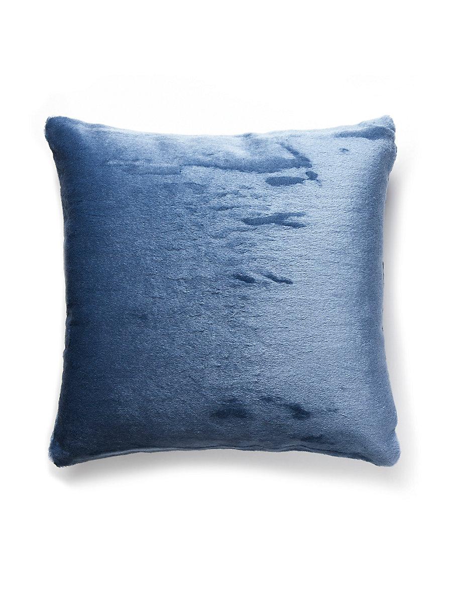 Scalamandre Polar Bear 22 X 22 - Blue Frost Decorative Pillow