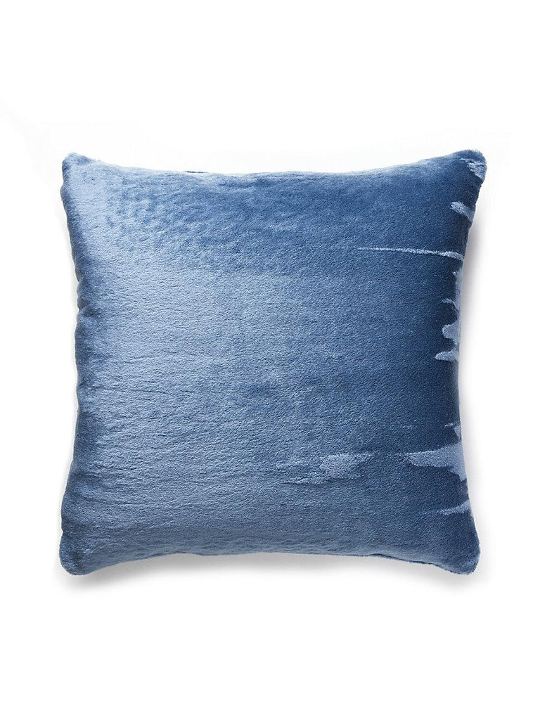 Scalamandre Polar Bear Blue Frost Pillow