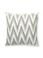 Scalamandre Adras Ikat Weave 22 X 22 - Mineral Decorative Pillow