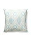 Scalamandre Farrah Print 22 X 22 - Misty Island Decorative Pillow