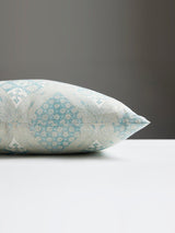 Scalamandre Farrah Print 22 X 22 - Misty Island Decorative Pillow