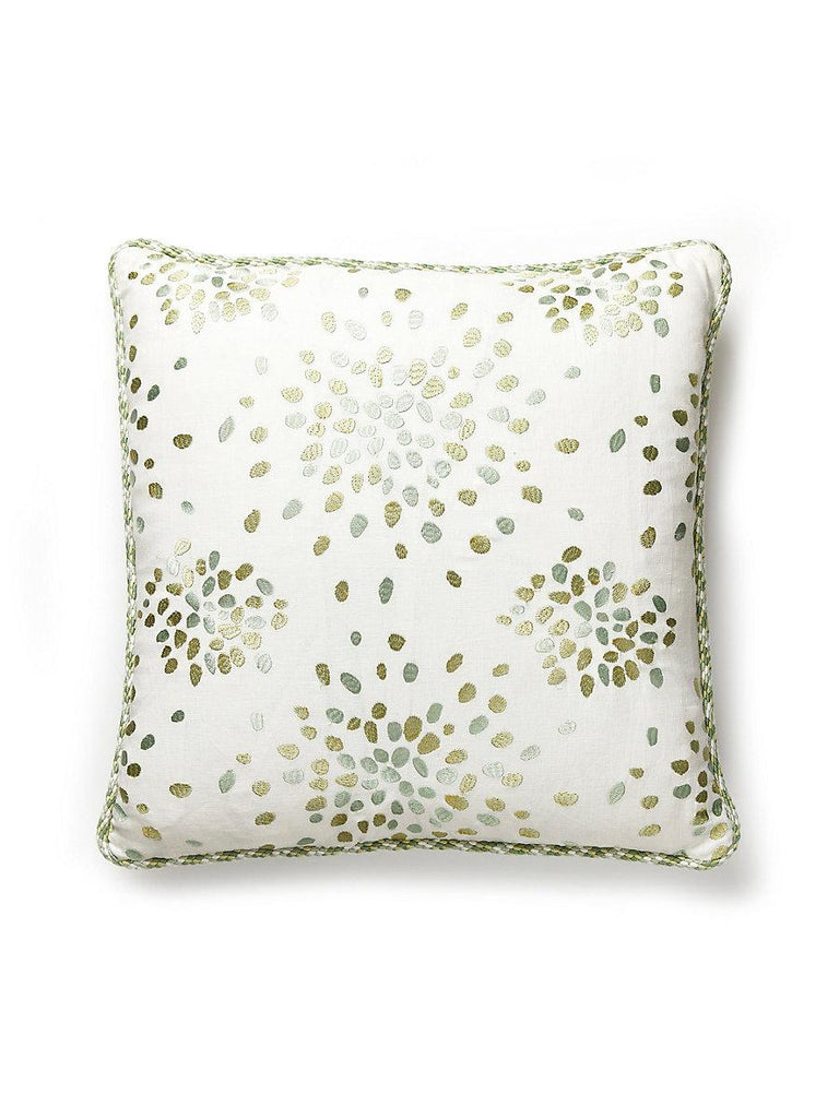 Scalamandre FIREFLY GREEN Pillow