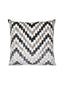Scalamandre Ankara 22 X 22 - Smoke Decorative Pillow
