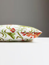 Scalamandre Delphine Embroidery 22 X 22 - Blossom Decorative Pillow